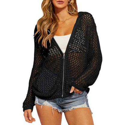 🎉 Saldi 2026 — Oltre 22.000 Venduti 🧥 Cardigan da Donna a Maglia Aperta con Zip Leggero 🌸