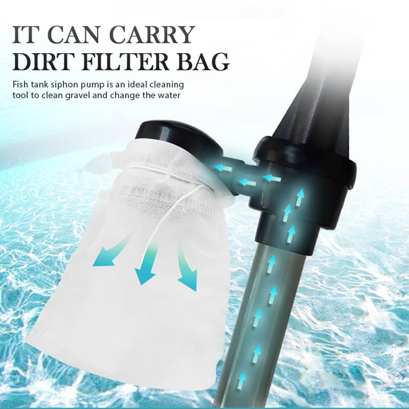 🐠 50% SCONTO! 🔥 Pulitore Elettrico per Ghiaia per Acquario – Pulizia Senza Sforzo di Ghiaia e Substrato – Aspira Sporco, Residui di Cibo e Depositi – Ideale per Acquari d'Acqua Dolce e Salata – Risparmia Tempo e Preserva la Qualità dell'Acqua