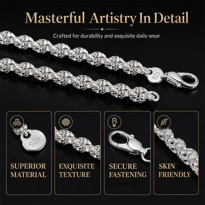✨ Bracciale e Collana Trendy con Catena a Squame di Drago – Design Unico, Acciaio Inossidabile, 3 Misure – Gioiello Unisex Elegante & Moderno 💎🔗