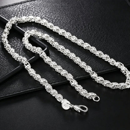✨ Bracciale e Collana Trendy con Catena a Squame di Drago – Design Unico, Acciaio Inossidabile, 3 Misure – Gioiello Unisex Elegante & Moderno 💎🔗