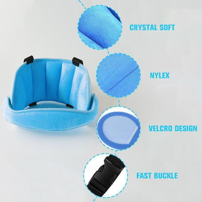 📢📢50% DI SCONTO!! ⏰Fascia di supporto per la testa per bambini in auto – Cuscino poggiatesta regolabile per neonati, stabilizzatore anti-caduta della testa per seggiolini auto, previene il dolore al collo durante i viaggi