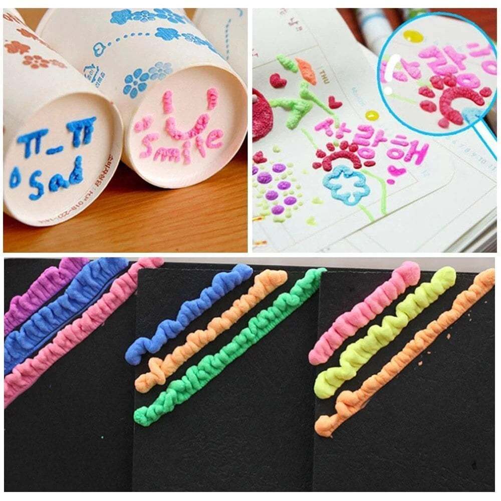 🎁Penne da disegno fai da te con popcorn a bolle