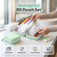 💊🧳 Set di bustine portapillole impermeabili A8 – protezione totale per i tuoi farmaci! 💧🛡️