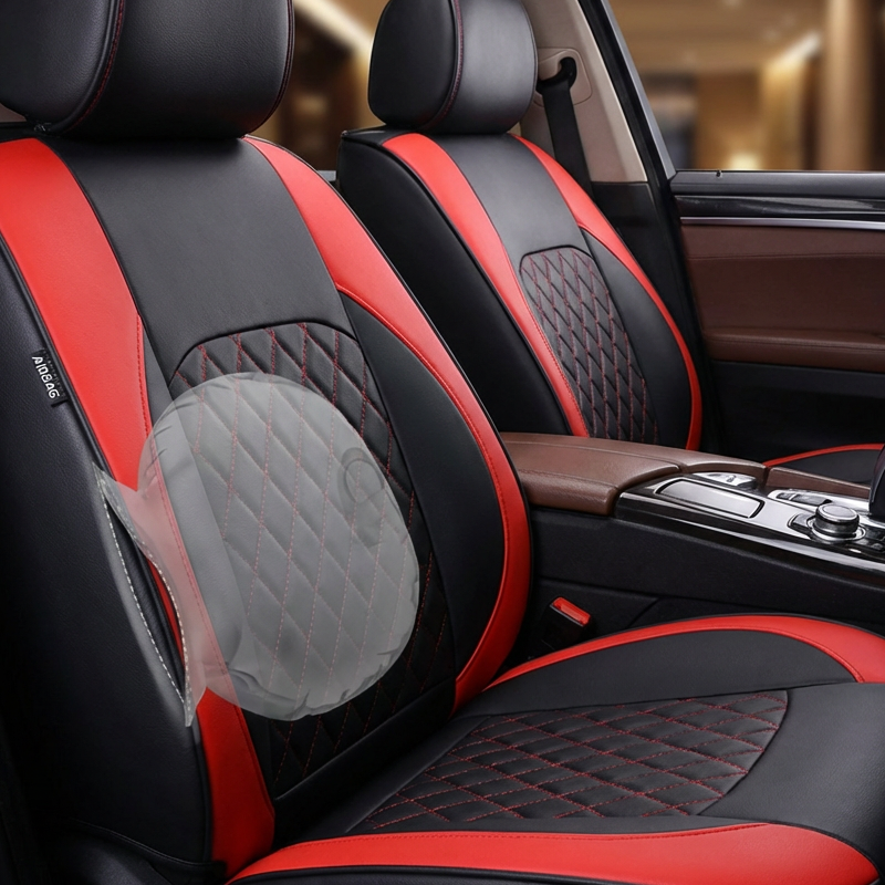 Set di coprisedili auto universali in ecopelle da 9 pezzi