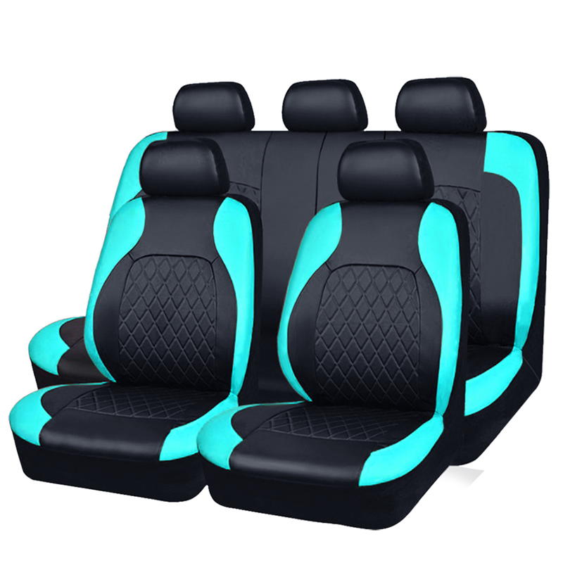 Set di coprisedili auto universali in ecopelle da 9 pezzi