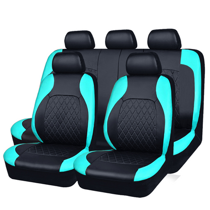 Set di coprisedili auto universali in ecopelle da 9 pezzi