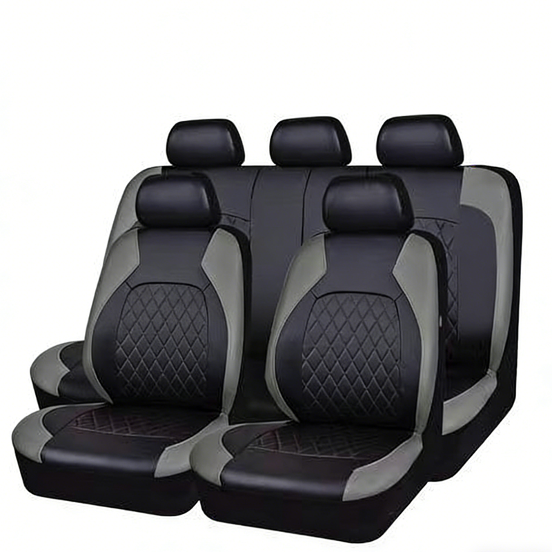 Set di coprisedili auto universali in ecopelle da 9 pezzi