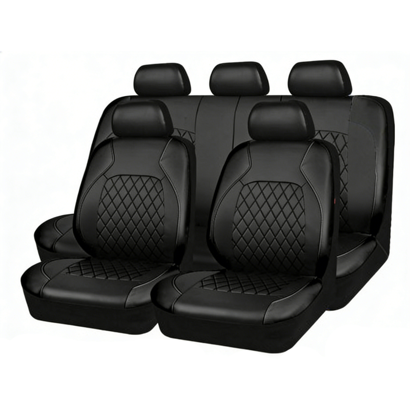 Set di coprisedili auto universali in ecopelle da 9 pezzi