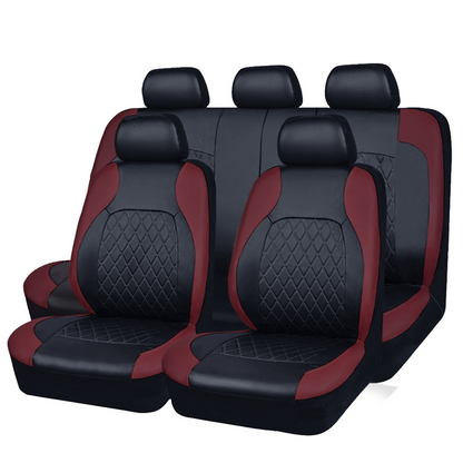 Set di coprisedili auto universali in ecopelle da 9 pezzi