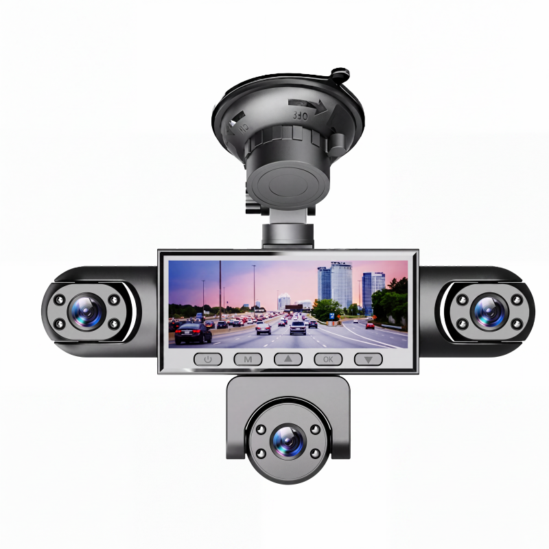 🚗Dash cam multi-obiettivo HD 1080P con visione notturna