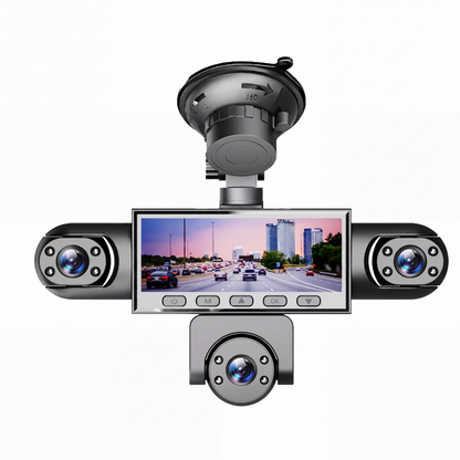 🚗Dash cam multi-obiettivo HD 1080P con visione notturna