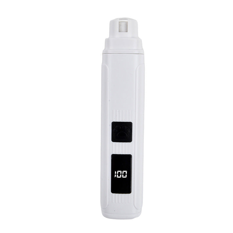 Lima elettrica per unghie degli animali domestici con indicatore di carica a LED 🐶 PREOCCUPATO PER IL TAGLIO DELLE UNGHIE? 🐶 Lima elettrica – Indicatore di carica a LED, silenziosissima, 3 semplici passaggi – Toelettatura senza stress! 🛡️