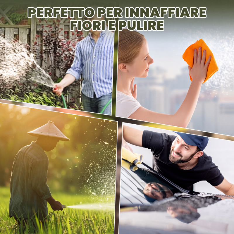 🔥 50% OFF + 2+1 GRATIS! Spruzzatore Manuale a Pressione con Ugello Regolabile 💧
