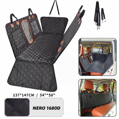 🐶 Cuscino Auto in Memory Foam per Animali Domestici – Impermeabile | Cinghie Regolabili | Universale per Cani & Gatti | Lavabile in Lavatrice 🚗✨