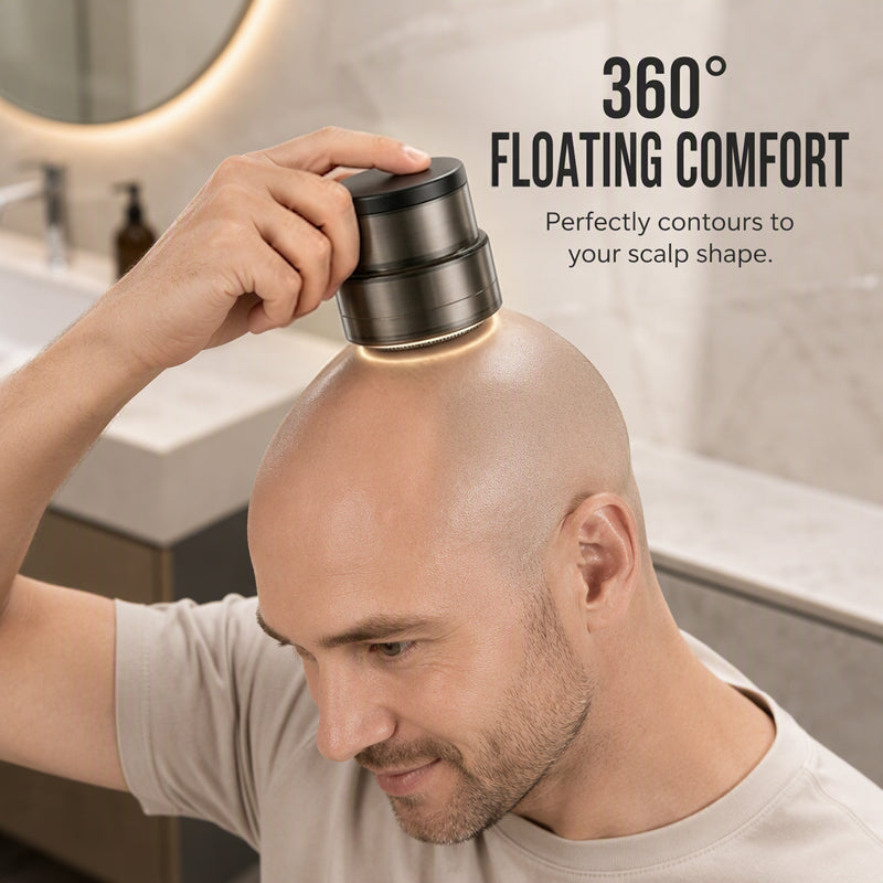 Groomer Smart 2-in-1 💈✂️🪒 Il regolatore di toelettatura taglia senza strappare i peli, con testina flessibile che segue le curve del corpo, adatto per capelli, barba e peli corporei per una rifinitura confortevole e ordinata ogni giorno.