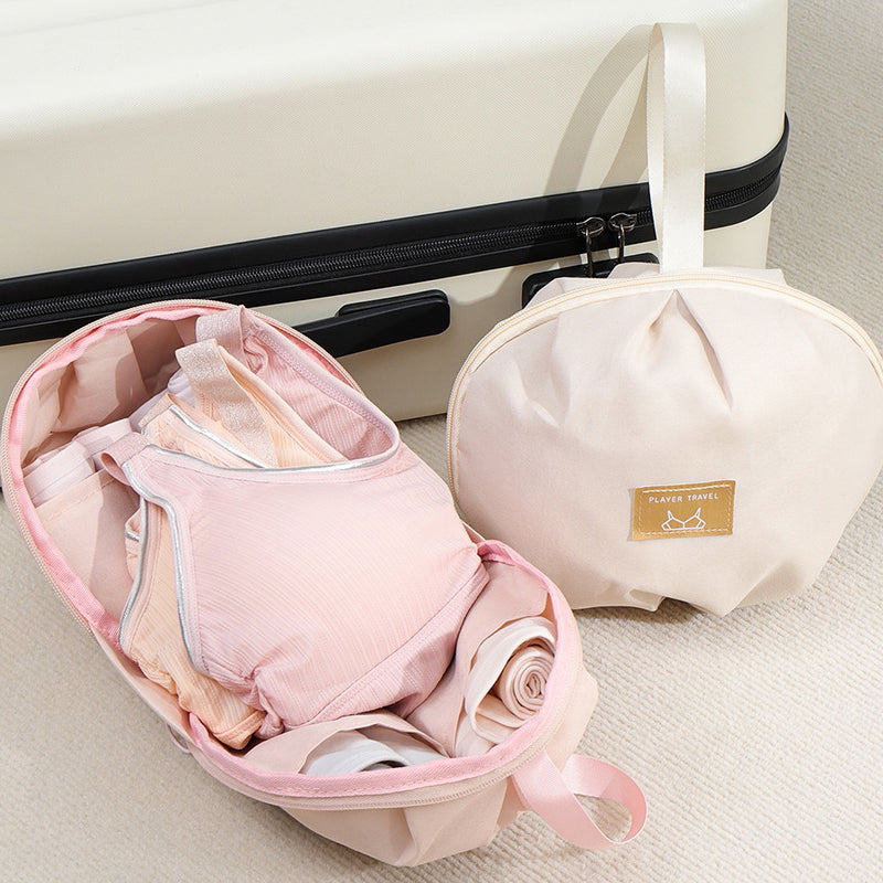 Pochette portabiancheria 🩱📦🧵🔗🎗️,manico resistente e cerniera fluida, riponi la biancheria intima separatamente, evitando che si rovini nel bagaglio.