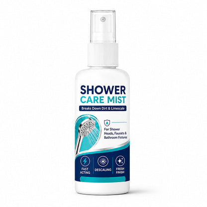 Spray anticalcare per doccia 🚿🛁💧 Rimuove depositi di calcare su rubinetti e soffioni, formato compatto da 50ml, basta spruzzare e lasciare agire per ridurre il lavoro di pulizia e mantenere gli accessori del bagno luminosi.