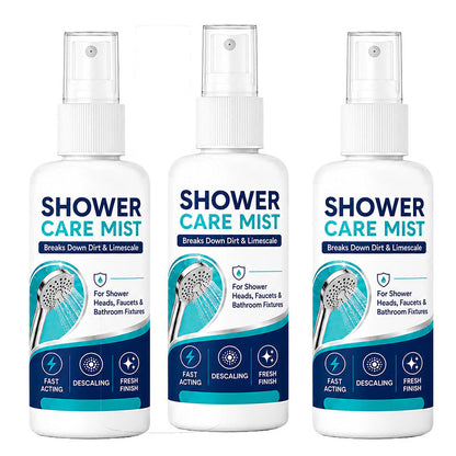 Spray anticalcare per doccia 🚿🛁💧 Rimuove depositi di calcare su rubinetti e soffioni, formato compatto da 50ml, basta spruzzare e lasciare agire per ridurre il lavoro di pulizia e mantenere gli accessori del bagno luminosi.