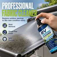 Potente spray detergente per tende da sole dei camper