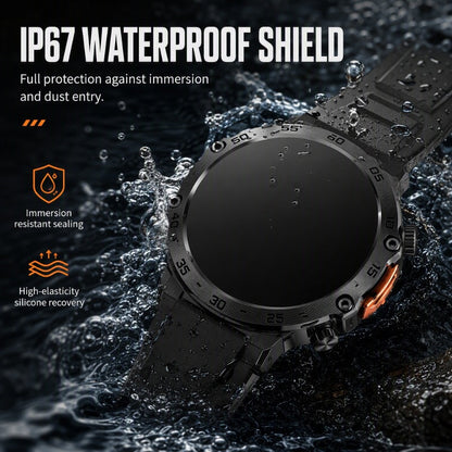 Smartwatch outdoor multifunzionale per attività sportive e fitness