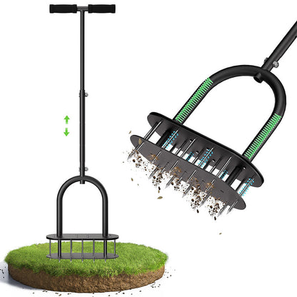 ⏳ OFFERTA LIMITATA SCONTO 40%! 🌿 Arieggiatore per Prato in Acciaio al Carbonio! 🔥 Set Completo 1 Set + Guanti + Chiavi! ✅ Recensioni verificate! 🏡Manico regolabile, espulsione automatica, prato sempre verde e rigoglioso🛠️!