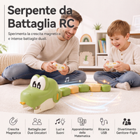 🔥 2026 Best-Seller + 50K+ Venduti – -50% Oggi: Serpente RC da Combattimento con Coda Magnetica Allungabile – Gioco fisico senza schermo, si possono organizzare divertenti sfide senza schermi che riuniscono tutti i membri della famiglia nel soggiorno.