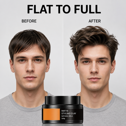 ⏳ SCONTO 50% LIMITATO! 💇 Cera & Argilla Modellante per Capelli! ✅ Migliaia di recensioni verificate! ☁️Tenuta leggera, volume naturale, formula non appiccicosa, 2 varianti tra cui scegliere✨!