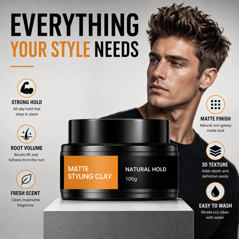⏳ SCONTO 50% LIMITATO! 💇 Cera & Argilla Modellante per Capelli! ✅ Migliaia di recensioni verificate! ☁️Tenuta leggera, volume naturale, formula non appiccicosa, 2 varianti tra cui scegliere✨!