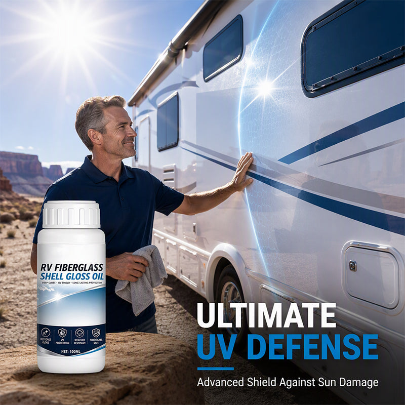 🔥 -60% Oggi: Ristoratore di Brillantezza per Vetroresina – Protezione UV e barriera anti-intemperie per camper e roulotte. Riporta il colore e la lucentezza originali.