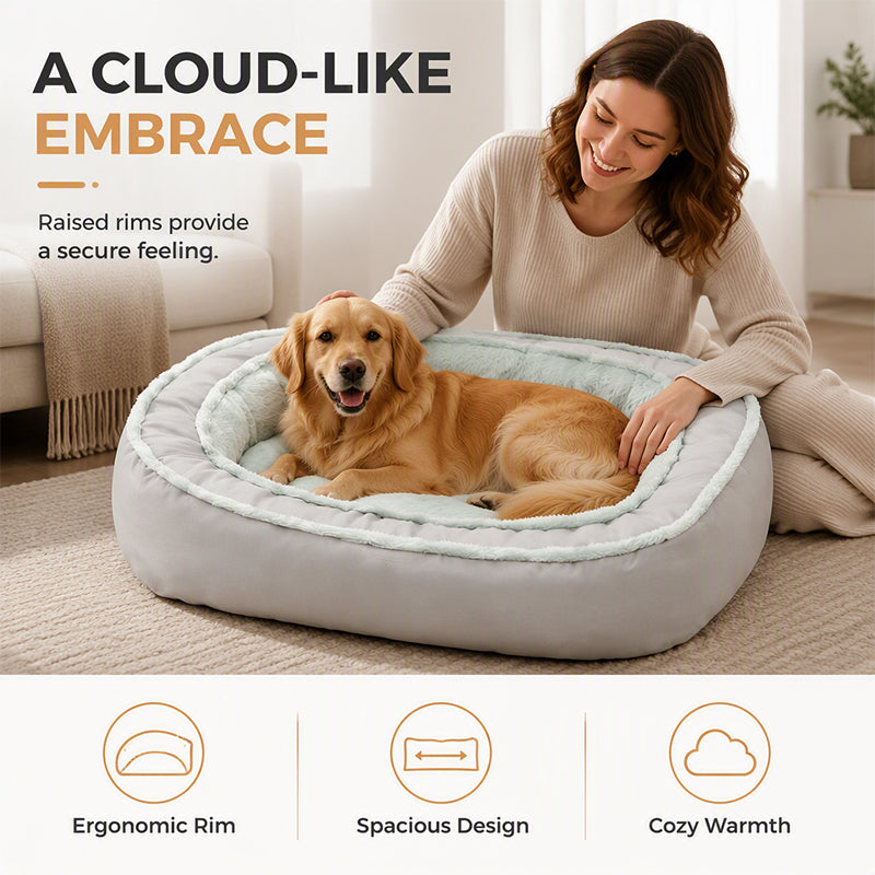 🐾Letto Confortevole per Animali 🛏️🌬️🎨 Letto per animali con base in schiuma e tessuto a doppia trama traspirante, disponibile in 5 taglie e 5 colori, si integra nell’arredamento domestico e crea un angolo di riposo ordinato e confortevole per l’animale.