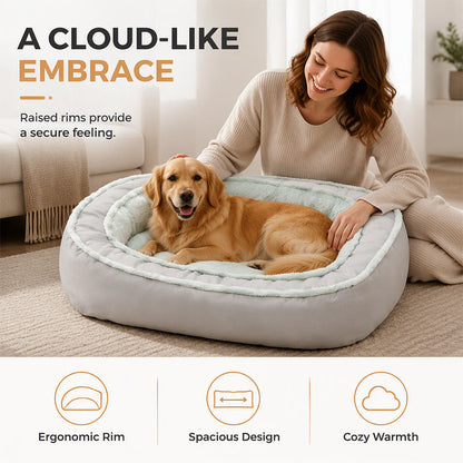 🐾Letto Confortevole per Animali 🛏️🌬️🎨 Letto per animali con base in schiuma e tessuto a doppia trama traspirante, disponibile in 5 taglie e 5 colori, si integra nell’arredamento domestico e crea un angolo di riposo ordinato e confortevole per l’animale.