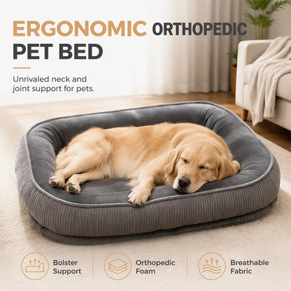 🐾Letto Confortevole per Animali 🛏️🌬️🎨 Letto per animali con base in schiuma e tessuto a doppia trama traspirante, disponibile in 5 taglie e 5 colori, si integra nell’arredamento domestico e crea un angolo di riposo ordinato e confortevole per l’animale.