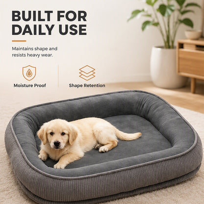 🐾Letto Confortevole per Animali 🛏️🌬️🎨 Letto per animali con base in schiuma e tessuto a doppia trama traspirante, disponibile in 5 taglie e 5 colori, si integra nell’arredamento domestico e crea un angolo di riposo ordinato e confortevole per l’animale.