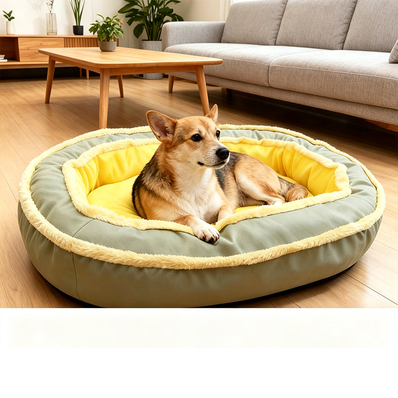 🐾Letto Confortevole per Animali 🛏️🌬️🎨 Letto per animali con base in schiuma e tessuto a doppia trama traspirante, disponibile in 5 taglie e 5 colori, si integra nell’arredamento domestico e crea un angolo di riposo ordinato e confortevole per l’animale.