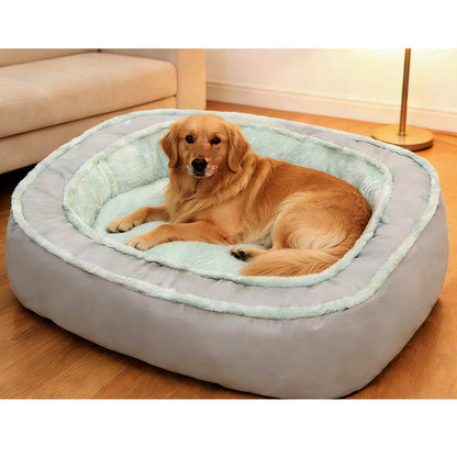 🐾Letto Confortevole per Animali 🛏️🌬️🎨 Letto per animali con base in schiuma e tessuto a doppia trama traspirante, disponibile in 5 taglie e 5 colori, si integra nell’arredamento domestico e crea un angolo di riposo ordinato e confortevole per l’animale.