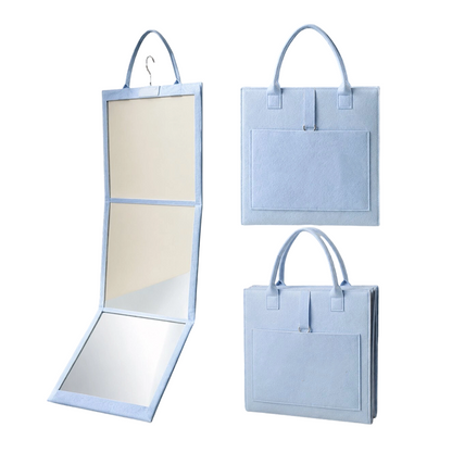 🔥 -50% Oggi: Specchio a Figura Intera Pieghevole Portatile – Leggero, riflesso chiaro e salvaspazio. Perfetto per camera da letto, appartamento e viaggi.