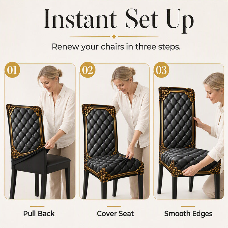 🧺 Fodera per sedia stretch e lavabile – 50% di sconto! Adesione perfetta, resistente e si pulisce in un attimo 🪑✨