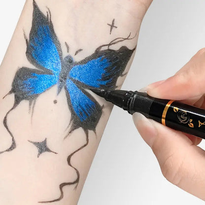 Set di pennarelli per tatuaggi temporanei in 10/15 colori 🖊️