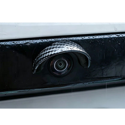 🛡️Copertura protettiva per telecamera auto, sicurezza di guida per tutta la famiglia 💧Deflusso acqua｜☀️Protezione solare 👧👦Garantisce visione posteriore priva di ostacoli durante i viaggi familiari. 🔩Si fissa rapidamente senza forature!