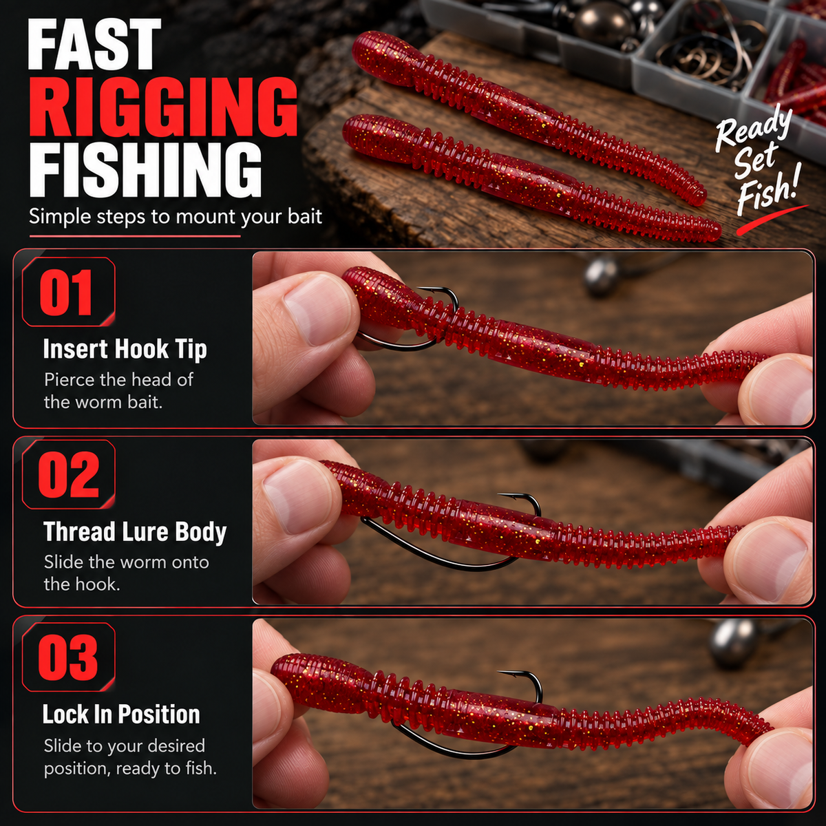 ⏳ SCONTO 50% LIMITATO! 🎣 Esche artificiali morbide a verme! ✅Migliaia di clienti soddisfatti! 🐟Movimento realistico, attirano facilmente i pesci!