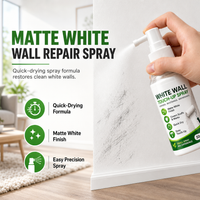 Spray riparatore per pareti bianco opaco 🏡⚪💨 Spruzzo di precisione, finitura bianca opaca, copre macchie e graffi sulle pareti, si integra con l'intonaco e protegge la superficie per un risultato curato senza grandi lavori.