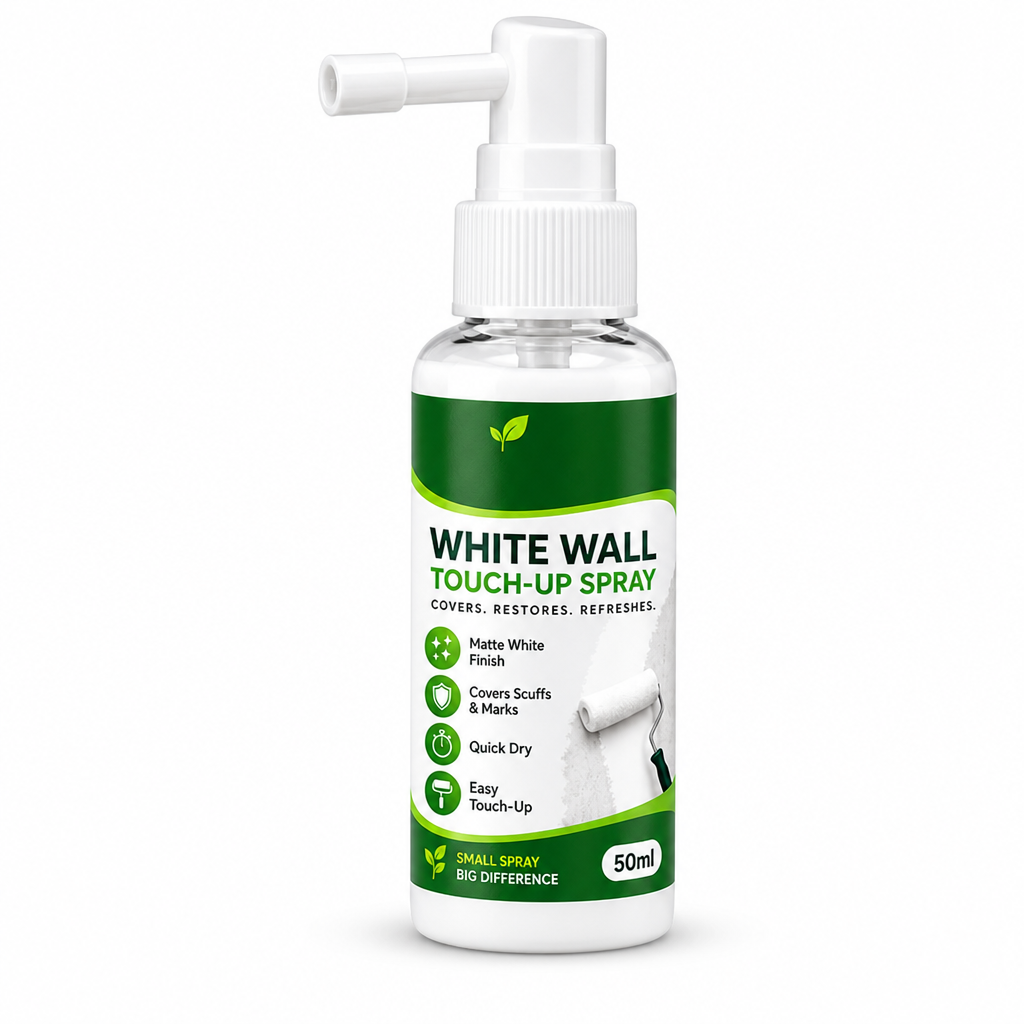 Spray riparatore per pareti bianco opaco 🏡⚪💨 Spruzzo di precisione, finitura bianca opaca, copre macchie e graffi sulle pareti, si integra con l'intonaco e protegge la superficie per un risultato curato senza grandi lavori.