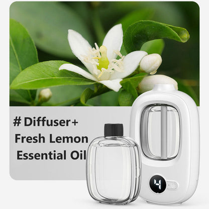Diffusore Intelligente Aromaterapia 💨⏱️🔋 Con atomizzazione a ultrasuoni e timer a 4 livelli, questo diffusore ricaricabile da 1500mAh diffonde la fragranza in modo uniforme fino a 80 m² e crea un ambiente rilassante nello spazio personale.