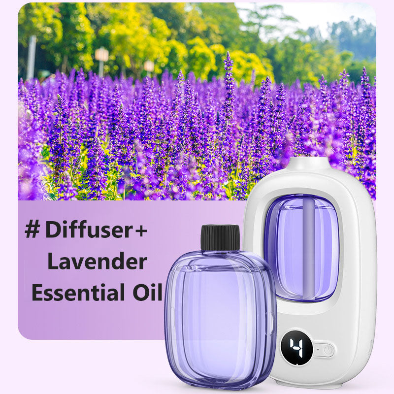 Diffusore Intelligente Aromaterapia 💨⏱️🔋 Con atomizzazione a ultrasuoni e timer a 4 livelli, questo diffusore ricaricabile da 1500mAh diffonde la fragranza in modo uniforme fino a 80 m² e crea un ambiente rilassante nello spazio personale.