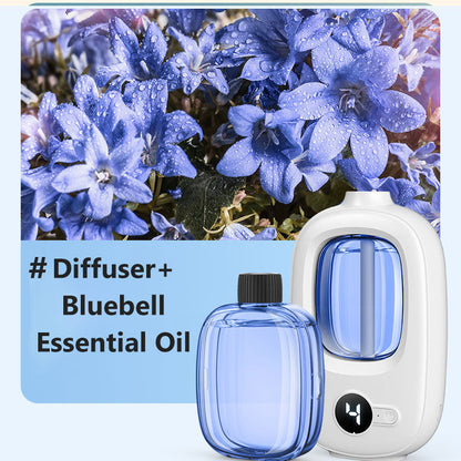 Diffusore Intelligente Aromaterapia 💨⏱️🔋 Con atomizzazione a ultrasuoni e timer a 4 livelli, questo diffusore ricaricabile da 1500mAh diffonde la fragranza in modo uniforme fino a 80 m² e crea un ambiente rilassante nello spazio personale.
