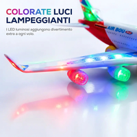 🏠Aeroplano sicuro per bambini con luci e musica educative 👶Gioco educativo｜🍃Materiale sicuro｜✨Sviluppo sensoriale. 👶Stimola fantasia e capacità uditiva dei bambini. 🍃Materiale innocuo e privo di parti pericolose.