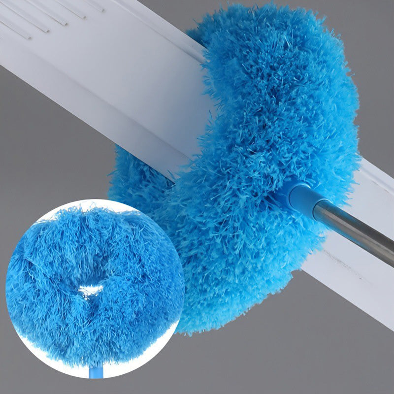 🧹Piumino telescopico in microfibra 📏Asta fino a 80cm｜🧶Microfibra morbida｜🚿Lavabile. L’asta regolabile permette di raggiungere zone alte e angoli stretti, semplificando la tua routine di pulizia.