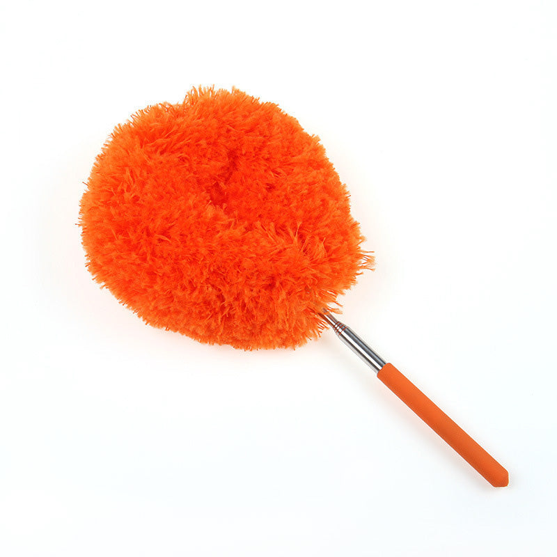 🧹Piumino telescopico in microfibra 📏Asta fino a 80cm｜🧶Microfibra morbida｜🚿Lavabile. L’asta regolabile permette di raggiungere zone alte e angoli stretti, semplificando la tua routine di pulizia.