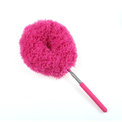 🧹Piumino telescopico in microfibra 📏Asta fino a 80cm｜🧶Microfibra morbida｜🚿Lavabile. L’asta regolabile permette di raggiungere zone alte e angoli stretti, semplificando la tua routine di pulizia.