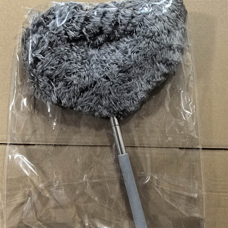 🧹Piumino telescopico in microfibra 📏Asta fino a 80cm｜🧶Microfibra morbida｜🚿Lavabile. L’asta regolabile permette di raggiungere zone alte e angoli stretti, semplificando la tua routine di pulizia.